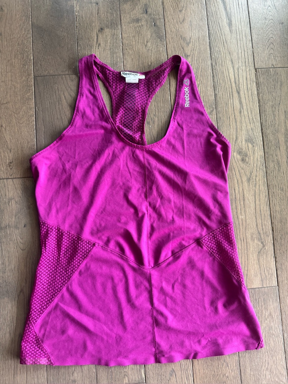 Reebok Women's Bright Fuchsia Racerback Tank